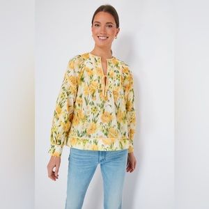 Tuckernuck Sun Showers Francie Tie Blouse